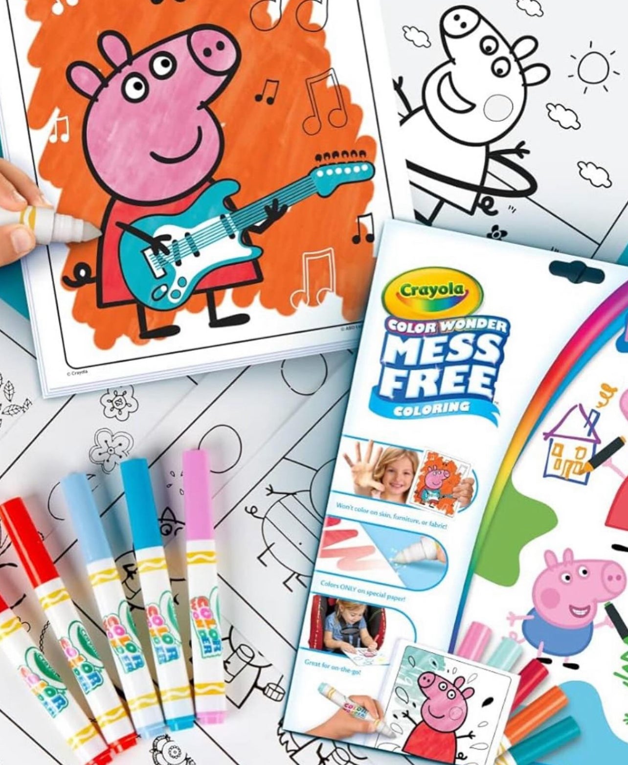 Hojas para colorear Peppa Pig