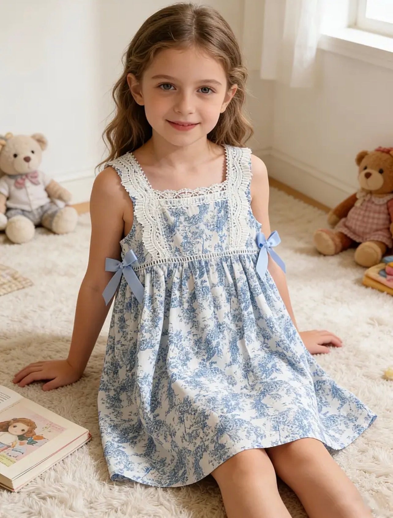 Vestido Celeste