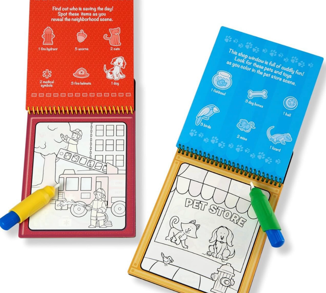 Libro para colorear con agua Animales