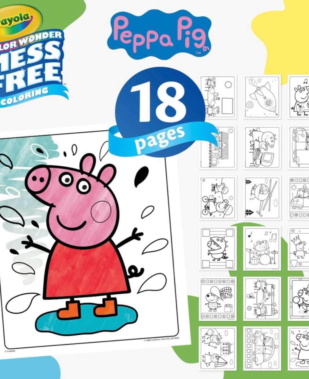 Hojas para colorear Peppa Pig