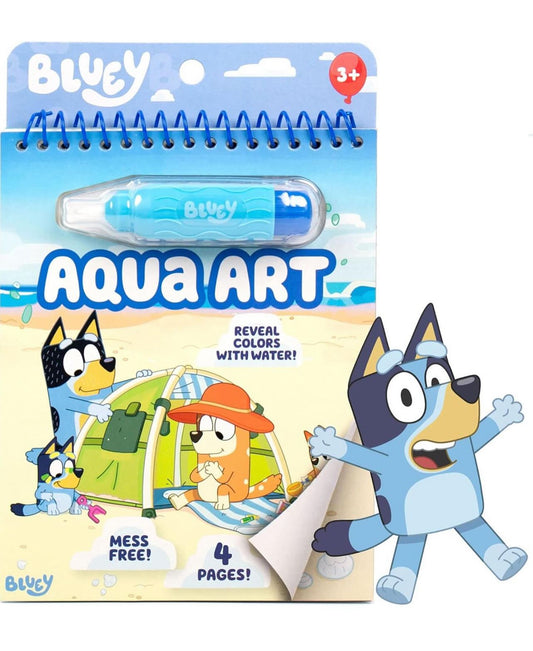 Libro para colorear con agua Bluey